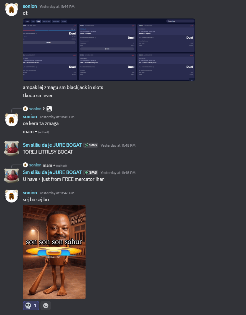 SWEATMATIC JE BOGAT