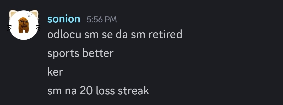 Hahahhaha retired sports better